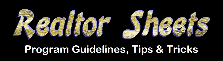 Realtor Helper Sheets